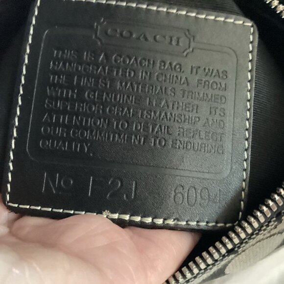 Coach Handbag With Logos - Picture 3 of 4